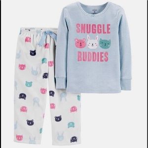 Carter’s 2 Piece Snuggle Buddies Pajama Set